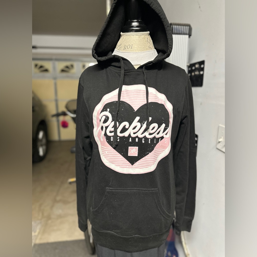 Young & Reckless Black Sweater with Bold Logo